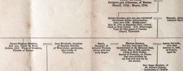 Researching Hawker's Exeter ancestors